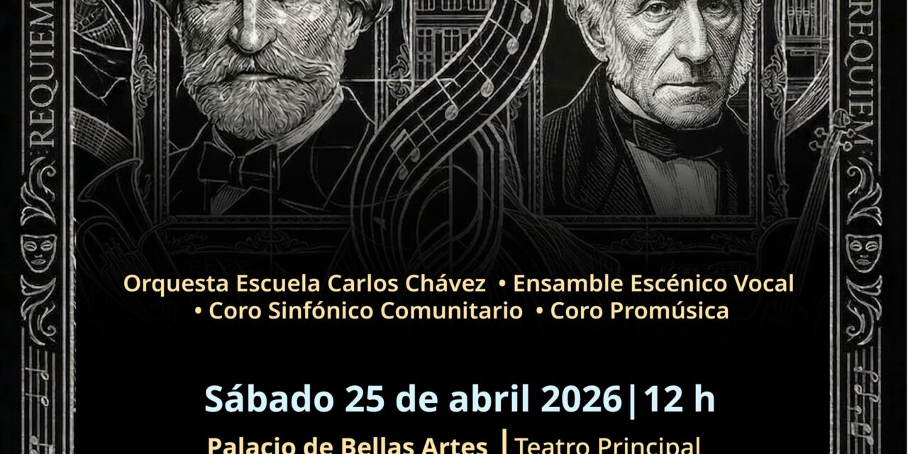 Misa de Réquiem de Verdi en México un concierto monumental con más de 200 artistas en escena en el Palacio de Bellas Artes