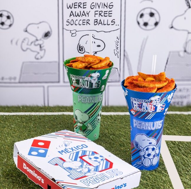 Domino’s y Peanuts celebran el Día del Niño con vasos coleccionables y una tienda temática en CDMX