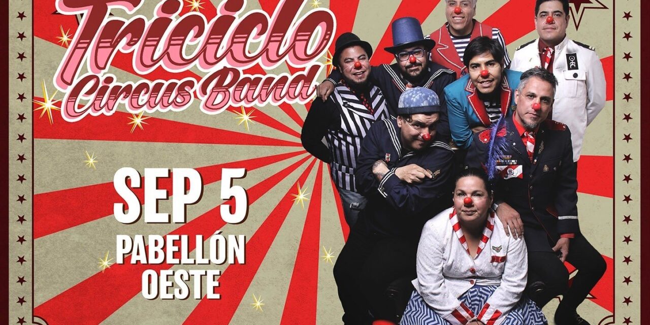 Triciclo Circus Band convertirá el Pabellón Oeste en una fiesta balcánica y clownesca en CDMX