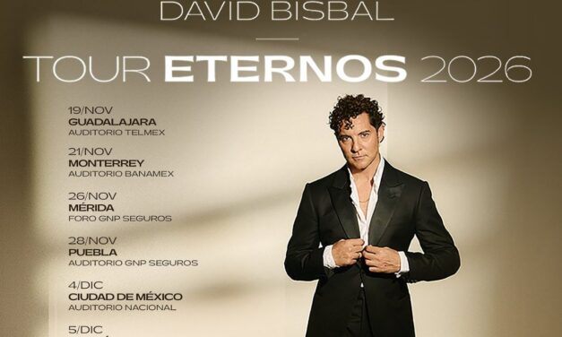 David Bisbal recorrerá México con Tour Eternos 2026 y celebrará 25 años de trayectoria musical