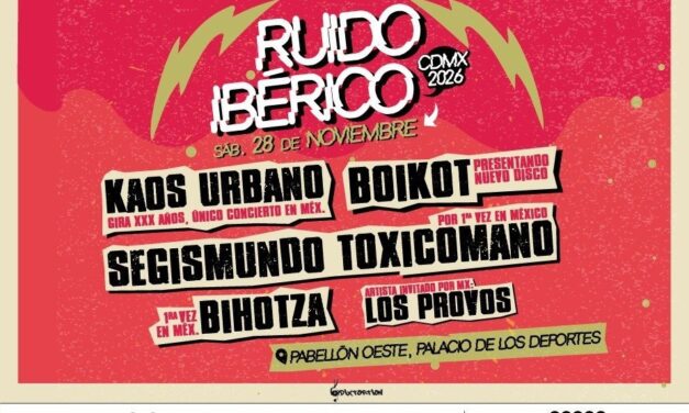 El festival Ruido Ibérico traerá a CDMX una histórica reunión del punk español y vasco al Pabellon Oeste