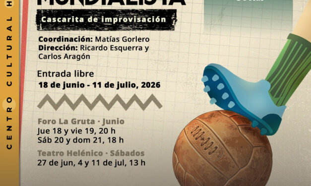La reta mundialista lleva la pasión del futbol a los escenarios del Centro Cultural Helénico