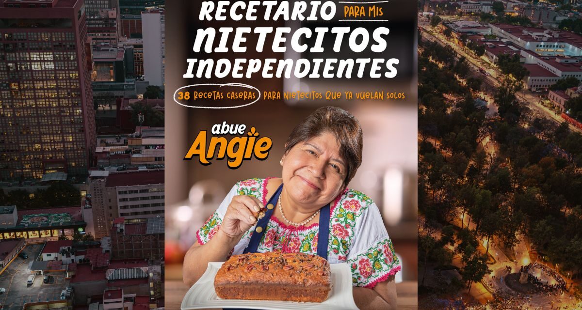 Abue Angie lanza un recetario para acompañar a quienes comienzan a vivir solos